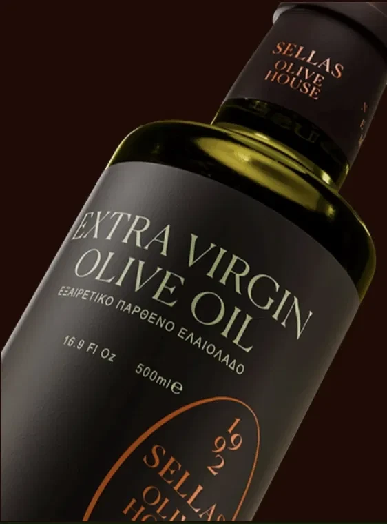 Sellas Olive House EVOO – 750ml Glass Bottle
